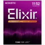 Elixir Strings 16027 Phosphor Bronze Custom Light NANOWEB Χορδές ακουστικής κιθάρας (11-52)