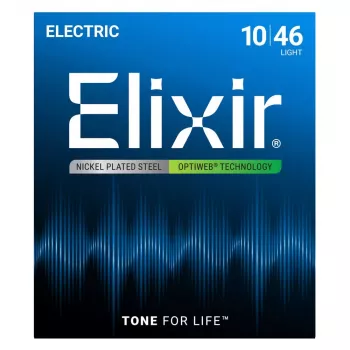 Elixir 19052 Optiweb Light Χορδές ηλεκτρικής κιθάρας (10-46)