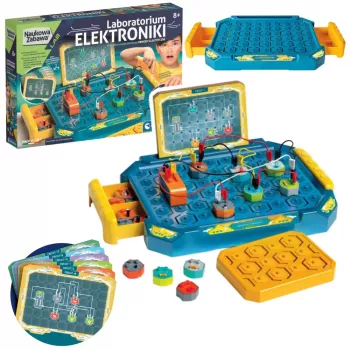 Clementoni Science Fun Εργαστήριο ηλεκτρονικών πολωνική γλώσσα 21284