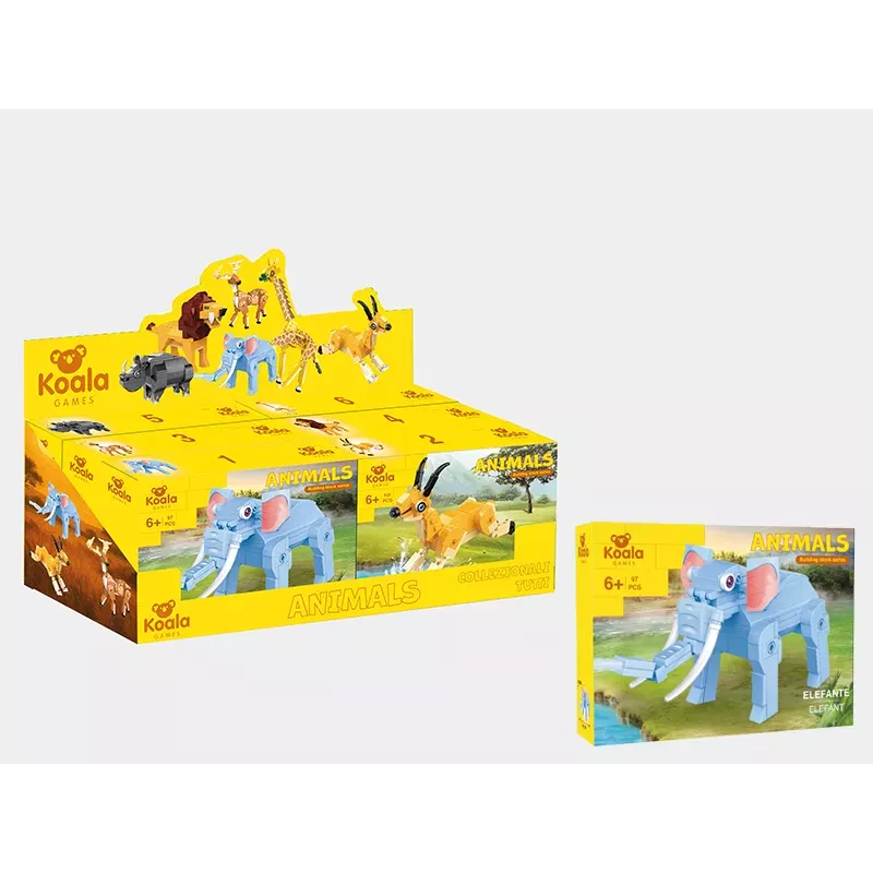 Koala Games G2667 Ζωάκια τουβλάκια (τυχαία)