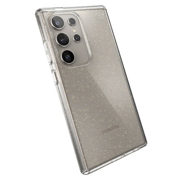 Speck Presidio Lux Glitter Θήκη για Samsung Galaxy S24 Ultra (Clear / Gold Glitter)