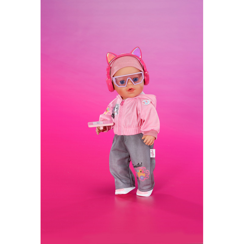 ZAPF CREATION Zapf Baby born Cool Girl Σετ Ρούχων 43cm