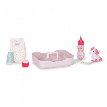 ZAPF CREATION BABY born Σετ Ώρας Ύπνου – 3 τεμ. Πιτζάμες Κούκλας, Σκουφάκι & Πιπίλα για Κούκλες 43 cm