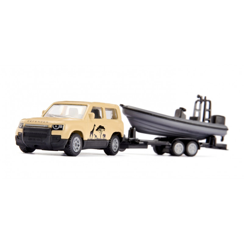 SIKU Blister Land Rover Defender Safari με Βάρκα