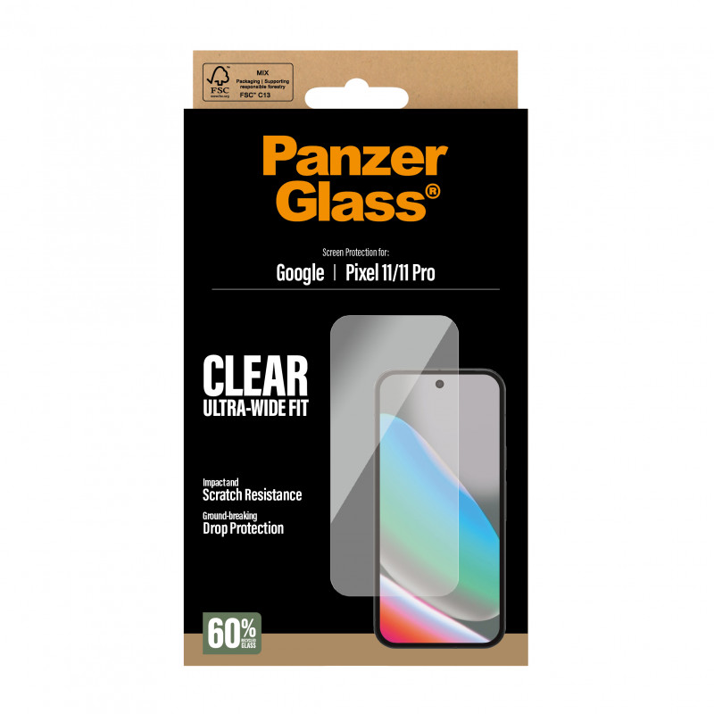 PanzerGlass Ultra-Wide Fit Μεμβράνη Προστασίας Οθόνης για Google Pixel 11 / 11 Pro