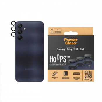 PanzerGlass Hoops προστασία φακού κάμερας για Samsung Galaxy A25 5G, μαύρο