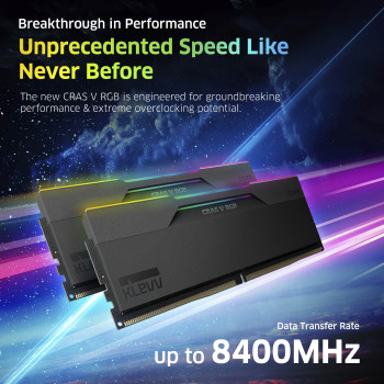 KLEVV CRAS V RGB 32GB (2x16GB) DDR5 6000MHz CL30 κιτ μνήμης RAM