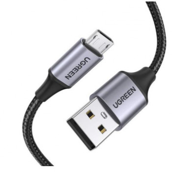 UGREEN Καλώδιο USB-A σε Micro-USB Quick Charge 3.0 1m Μαύρο