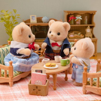 EPOCH Sylvanian Families Biscuit Bear Οικογένεια - 4 συλλεκτικές φιγούρες