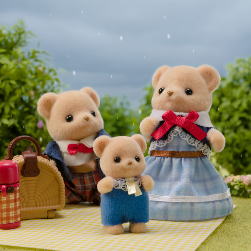 EPOCH Sylvanian Families Biscuit Bear Οικογένεια - 4 συλλεκτικές φιγούρες