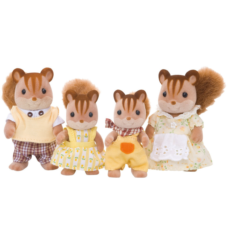 Epoch Sylvanian Families Οικογένεια Καρυδοσκίουρου Σετ Φιγούρων