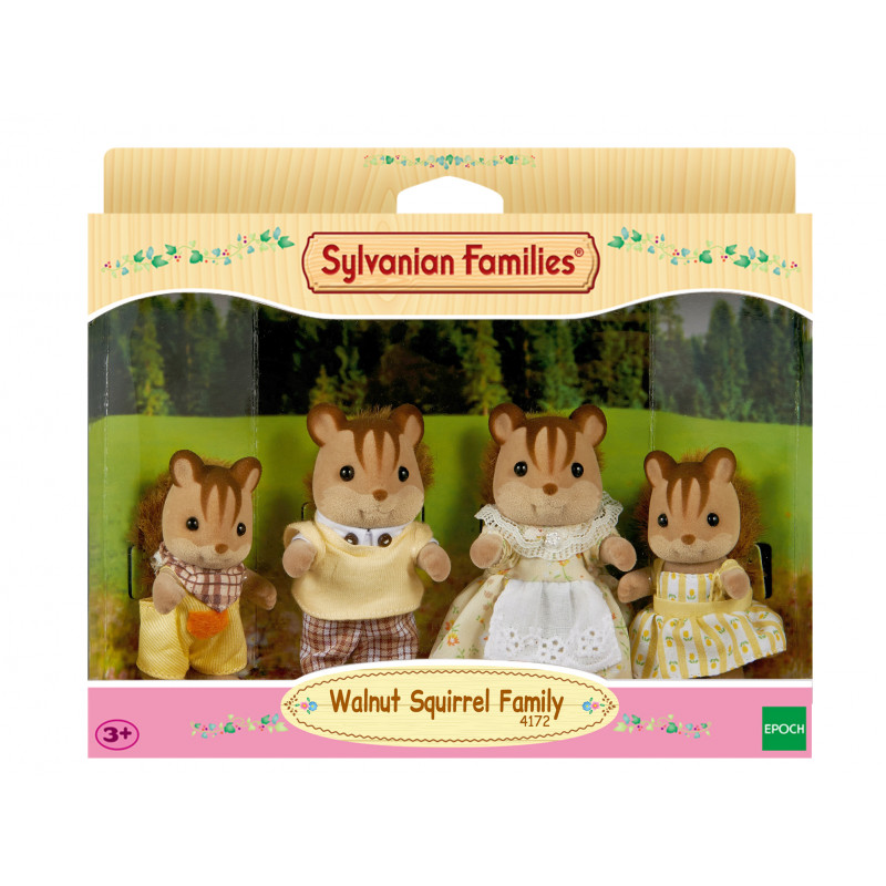 Epoch Sylvanian Families Οικογένεια Καρυδοσκίουρου Σετ Φιγούρων