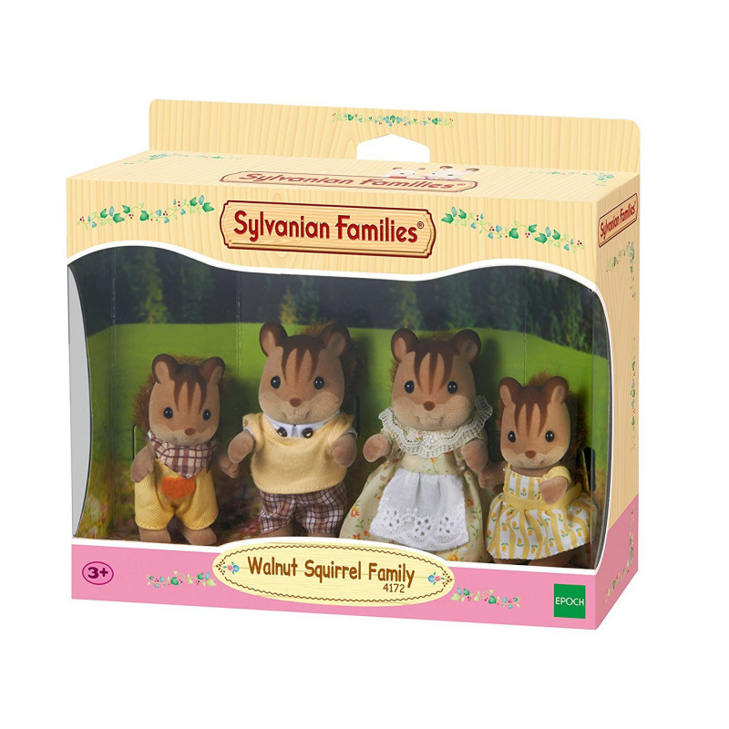 Epoch Sylvanian Families Οικογένεια Καρυδοσκίουρου Σετ Φιγούρων