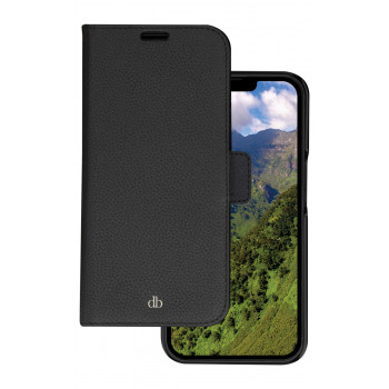 dbramante1928 New York θήκη πορτοφόλι 2 σε 1 για iPhone 14 Pro - μαύρη