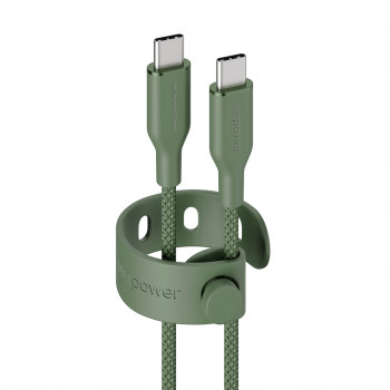 PanzerGlass Racing καλώδιο USB-C σε USB-C 60W 1,2 m Πράσινο