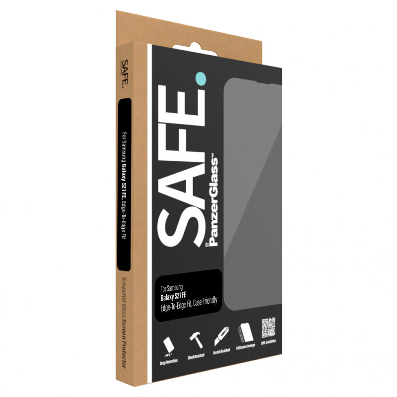 SAFE by PanzerGlass Samsung Galaxy S21 FE G990 μεμβράνη προστασίας οθόνης E2E Case Friendly μαύρο SAFE95100
