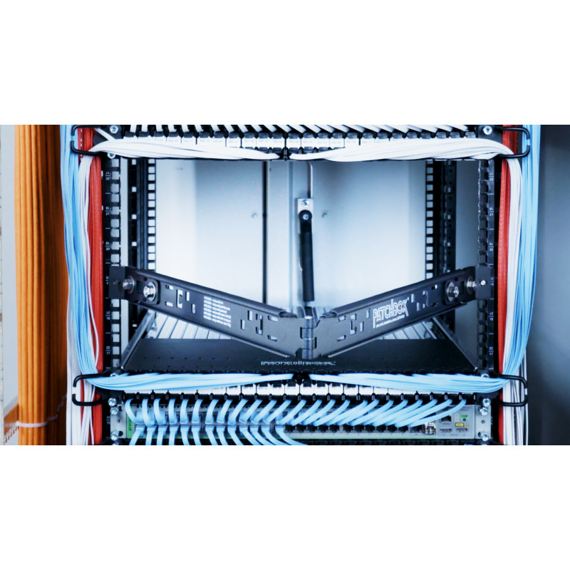 PATCHBOX Setup.exe Εργαλείο Τοποθέτησης σε Ράφι για Συσκευές 19 Ιντσών, Μαύρο