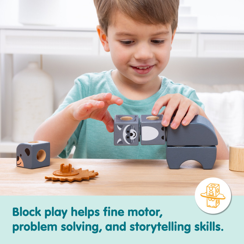 Melissa & Doug Blockables Woodland Friends Σετ