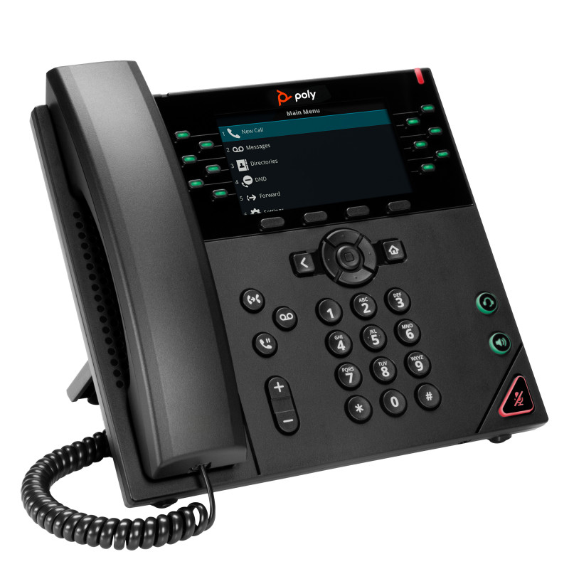 HP Poly VVX 450 επαγγελματικό τηλέφωνο IP - τηλέφωνο VoIP