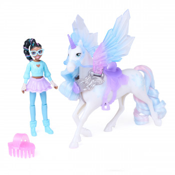 Spin Master Unicorn Academy Wing Magic Layla και Glacier σετ παιχνιδιού