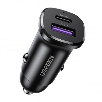 UGREEN EC305 30W USB-C + USB-A φορτιστής τοίχου PD 3.0 PPS Quick Charge 3.0 Μαύρο