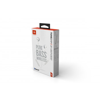 JBL Tune 215BT Ασύρματα in-ear ακουστικά neckband - Λευκό