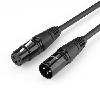UGREEN 20710B Καλώδιο XLR θηλυκό σε αρσενικό Καλώδιο μικροφώνου 2m Μαύρο
