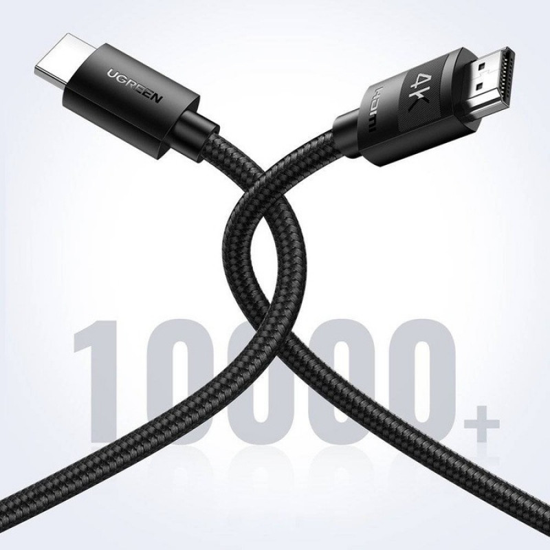 UGREEN HD119 Καλώδιο HDMI 2.0 4K 60Hz 3m Μαύρο