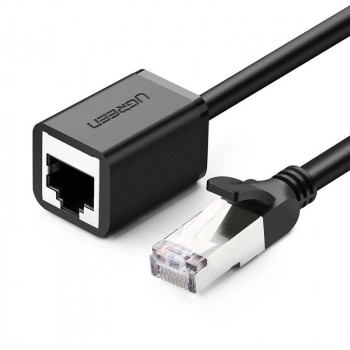 UGREEN Cat6 FTP Καλώδιο Ethernet patch, Βύσματα RJ45 μεταλλικά, 5m Μαύρο
