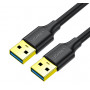 UGREEN Καλώδιο USB 3.0 Type-A αρσενικό σε Type-A αρσενικό 3m Μαύρο