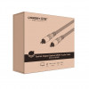 UGREEN Καλώδιο ήχου Toslink, πλεκτό νάιλον, 3m Ασημί