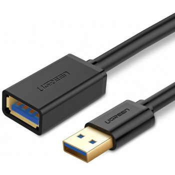 UGREEN Καλώδιο επέκτασης USB 3.0 1,5 m Μαύρο