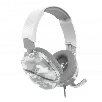 Turtle Beach RECON 70 ενσύρματα over-ear gaming ακουστικά με αναδιπλούμενο μικρόφωνο, λευκό παραλλαγής (TBS-6230-02)