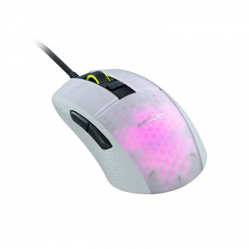 Ενσύρματο gaming ποντίκι Roccat Burst Pro, 16000 dpi, 68 g, λευκό (ROC-11-746)