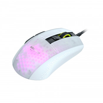 Ενσύρματο gaming ποντίκι Roccat Burst Pro, 16000 dpi, 68 g, λευκό (ROC-11-746)