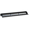 Intellinet 513487 24-Port Cat5e STP 1U patch panel για rack, μαύρο
