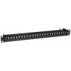 Intellinet 513487 24-Port Cat5e STP 1U patch panel για rack, μαύρο
