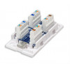 Intellinet 504904 Cat5e UTP Keystone Jack, τεχνολογία συνδετήρων LSA 90 μοιρών, Λευκό