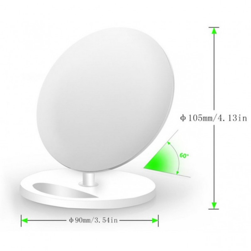 Techly 103502 Qi ασύρματος φορτιστής 10W μαύρος