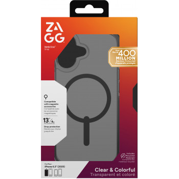 ZAGG Santa Cruz Snap θήκη για iPhone 17 - μαύρο μεσάνυχτα