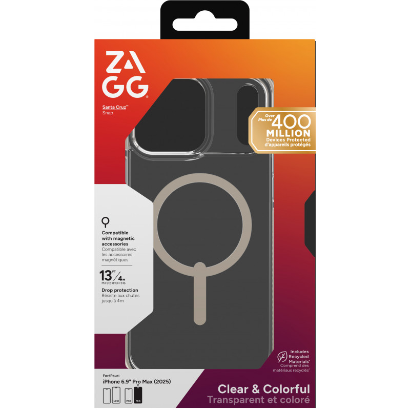 ZAGG Santa Cruz Snap θήκη για iPhone 17 Pro Max - Titan