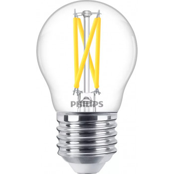 Philips LED Classic WarmGlow P45 διάφανο dimmable E27 2,3W 250lm 2200-2700K
