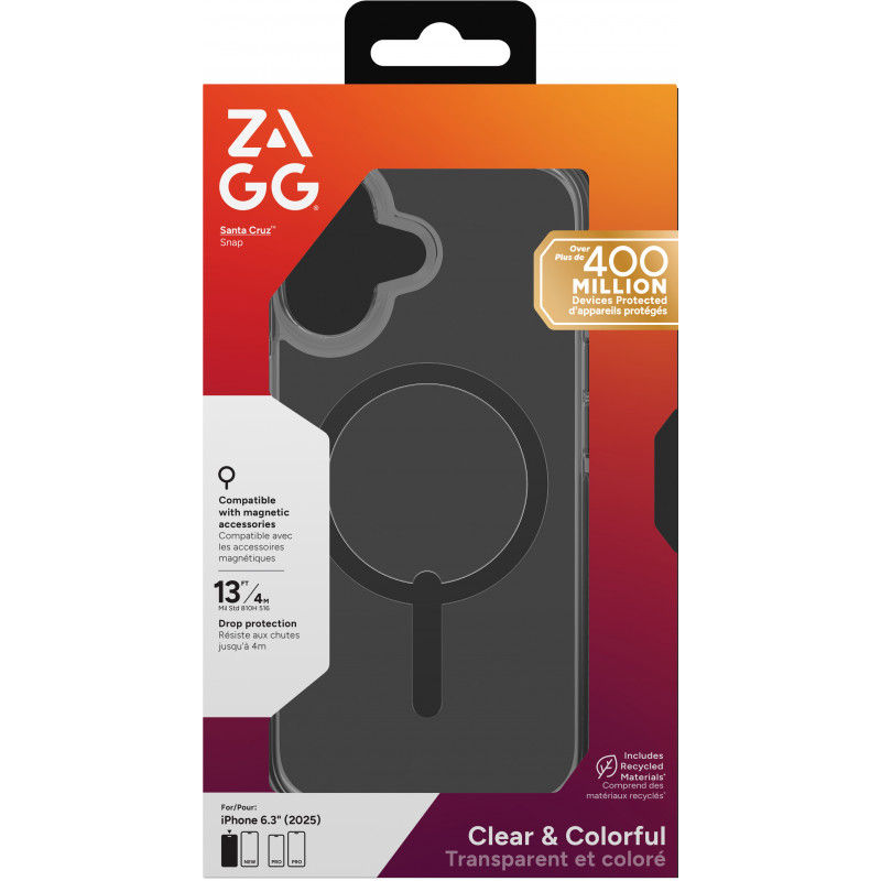 ZAGG Santa Cruz Snap Θήκη για Apple iPhone 17 - Μαύρο