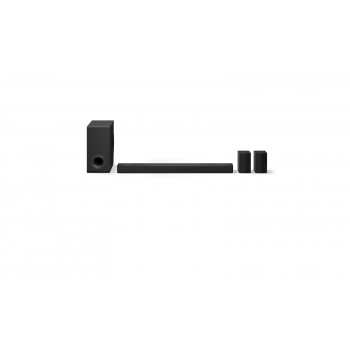LG DS80TR soundbar 5.1.2 καναλιών Dolby Atmos με ασύρματο subwoofer και ασύρματα πίσω ηχεία, 480 W, μαύρο