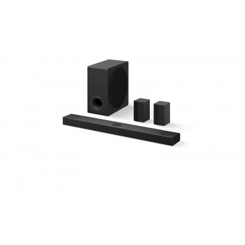 LG DS80TR soundbar 5.1.2 καναλιών Dolby Atmos με ασύρματο subwoofer και ασύρματα πίσω ηχεία, 480 W, μαύρο