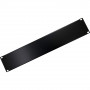 Techly 302013 2U 19 ιντσών τυφλό πάνελ rack, χάλυβας, μαύρο