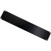 Techly 302013 2U 19 ιντσών τυφλό πάνελ rack, χάλυβας, μαύρο