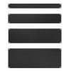 Techly 302013 2U 19 ιντσών τυφλό πάνελ rack, χάλυβας, μαύρο