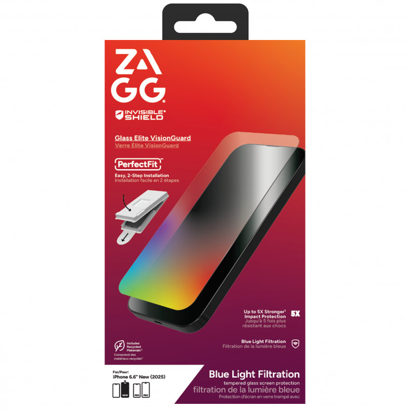ZAGG Elite VisionGuard προστασία οθόνης για Apple iPhone Air