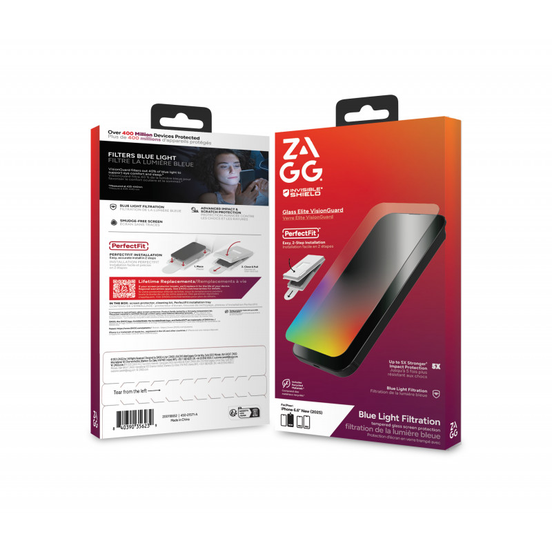 ZAGG Elite VisionGuard προστασία οθόνης για Apple iPhone Air